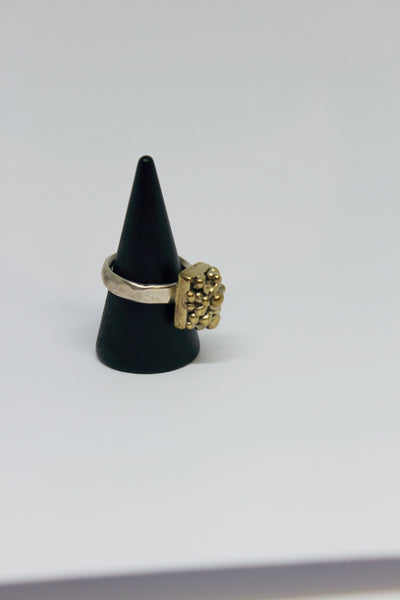 Silver + Brass Ring - #81