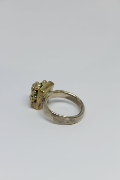 Silver + Brass Ring - #81