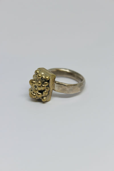 Silver + Brass Ring - #81