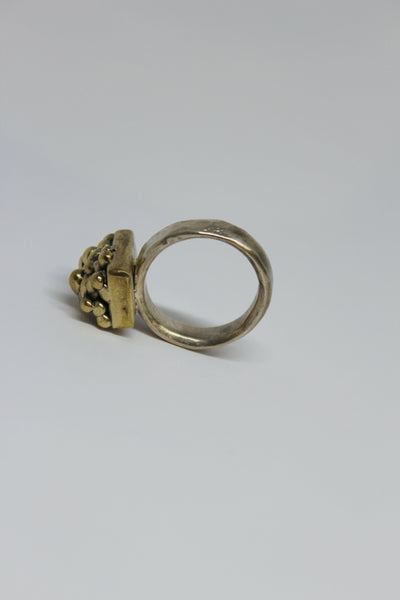 Silver + Brass Ring - #81