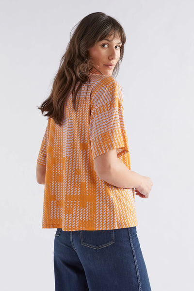 Pira Jersey Tee | Citrus Cross Stitch Print - SALE was $169 now $119