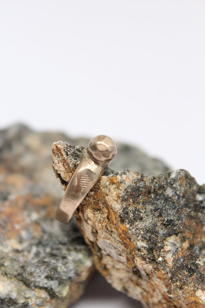 Bronze Solitaire Ring - #93