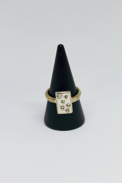 Brass + Silver Ring - #82