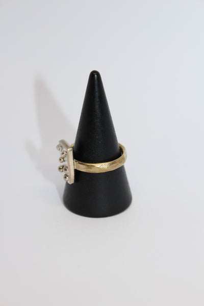 Brass + Silver Ring - #82