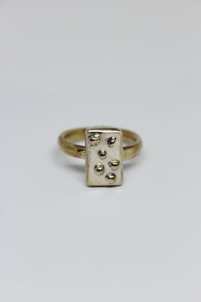 Brass + Silver Ring - #82
