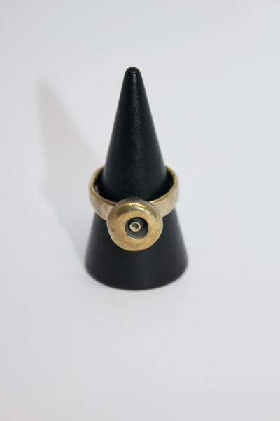 Bronze Large Pebble Ring - #88