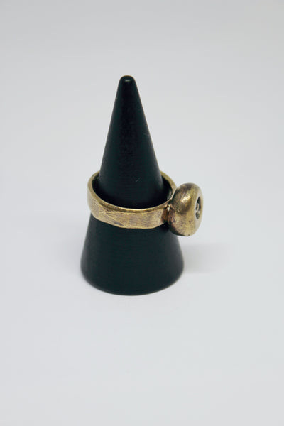 Bronze Large Pebble Ring - #88