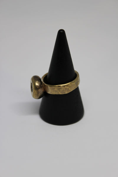 Bronze Large Pebble Ring - #88