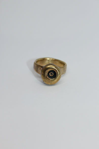 Bronze Large Pebble Ring - #88
