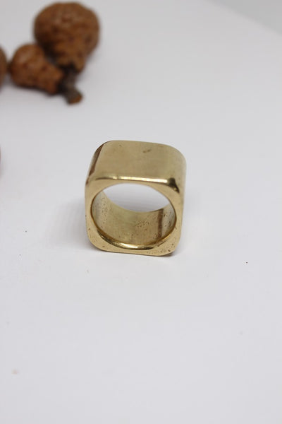 Brass Square Ring - #180