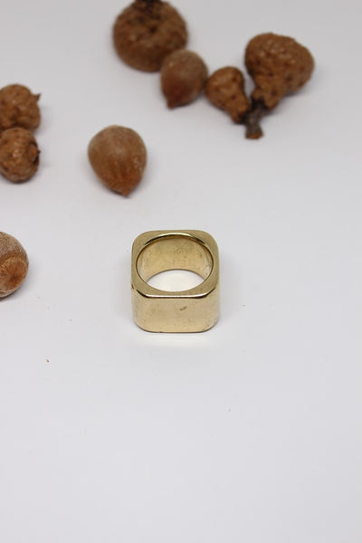 Brass Square Ring - #180