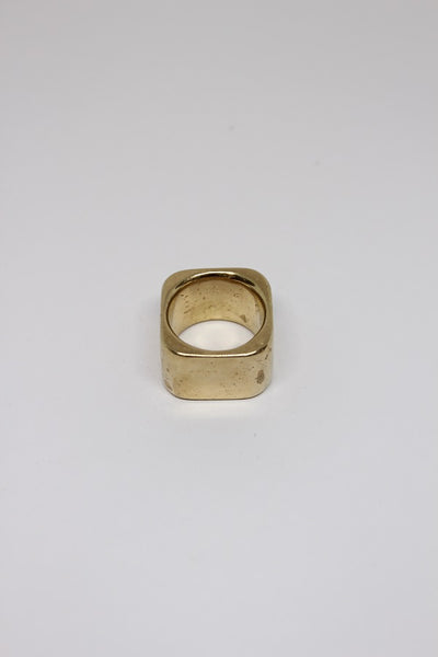 Brass Square Ring - #180