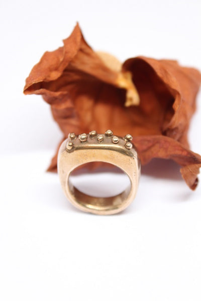 Bronze Droplet Ring - #179