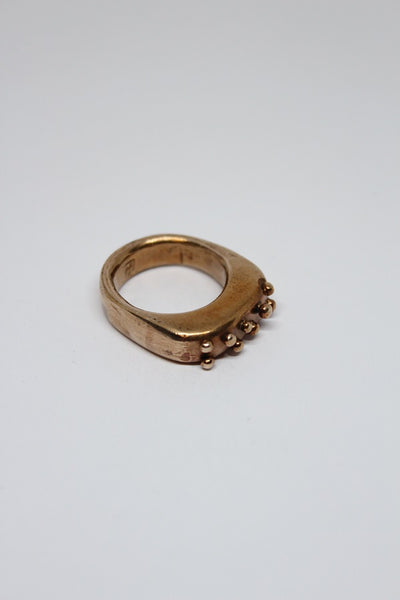 Bronze Droplet Ring - #179