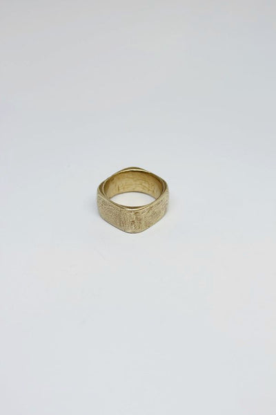 Brass Wide Square Ring - #45