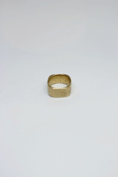 Brass Wide Square Ring - #45