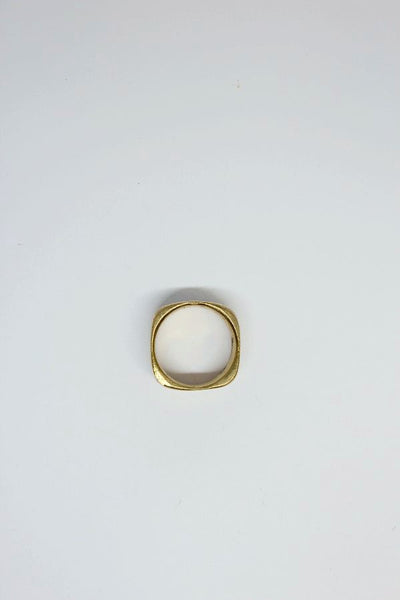Brass Wide Square Ring - #45