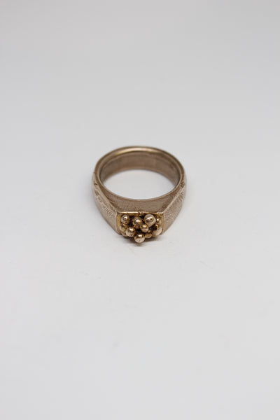Bronze - Pebble Box Ring - #182