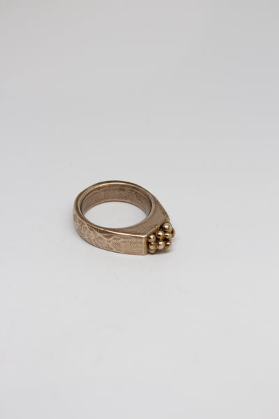 Bronze - Pebble Box Ring - #182