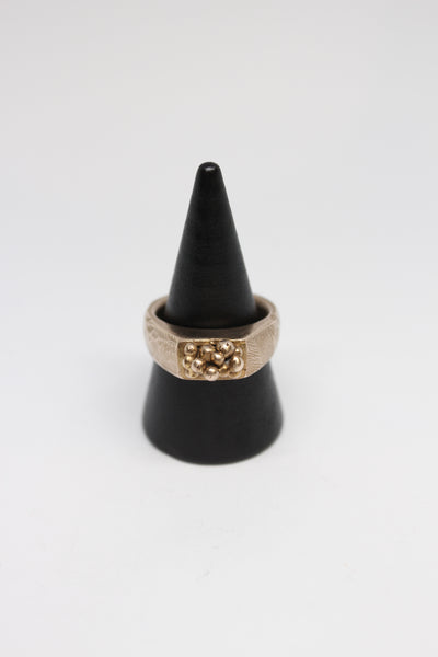 Bronze - Pebble Box Ring - #182
