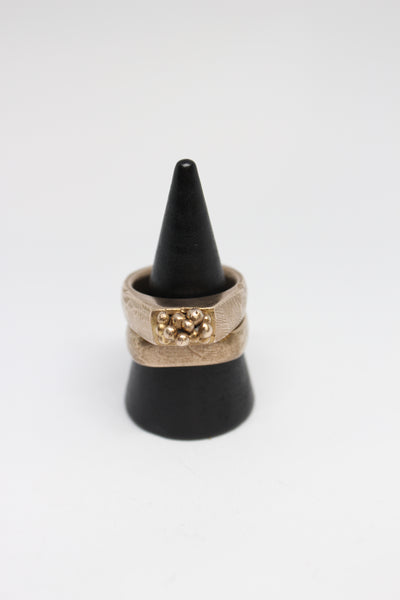 Bronze - Pebble Box Ring - #182