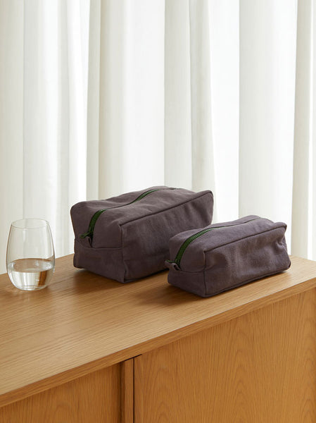 Marlo Contrast Wash Bag | Lupin/Spirulina | Large