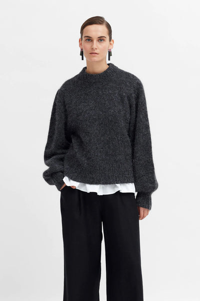 Spikkel Sweater | Charcoal Melange SALE! now $149