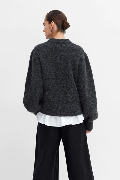 Spikkel Sweater | Charcoal Melange SALE! now $149