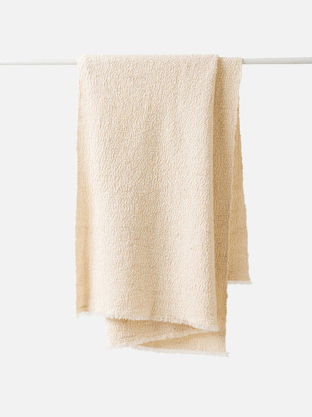 Boucle Wool Throw Large | Natural
